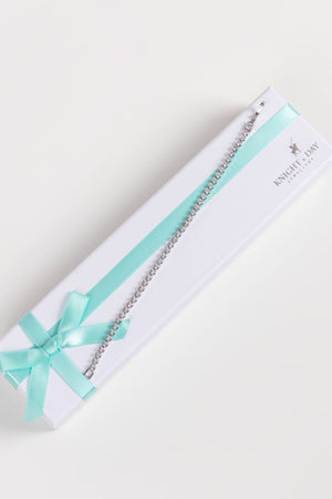 Carraig Donn Dakota Silver Tennis Bracelet