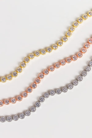 Carraig Donn Danna Gold Tennis Bracelet