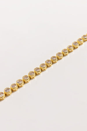 Carraig Donn Danna Gold Tennis Bracelet