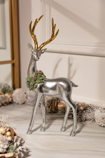 Carraig Donn Decadent Standing Reindeer Ornament