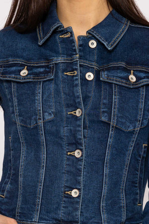 Carraig Donn Denim Jacket in Dark Blue