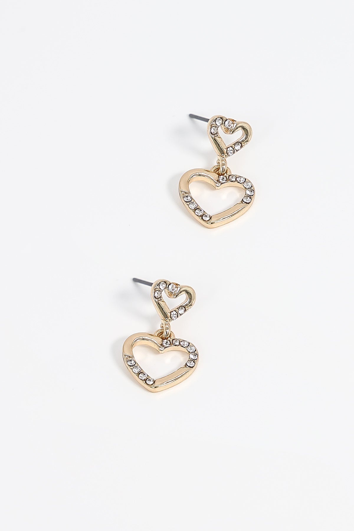 Yellow Diamond Heart Shaped Drop Earrings (E1829) – R&R Jewelers
