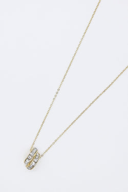 Carraig Donn Double Strand Pendant Necklace in Gold