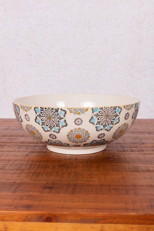 Eclectic Large Serving Bowl