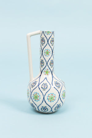 Eclectic Long Neck Vase