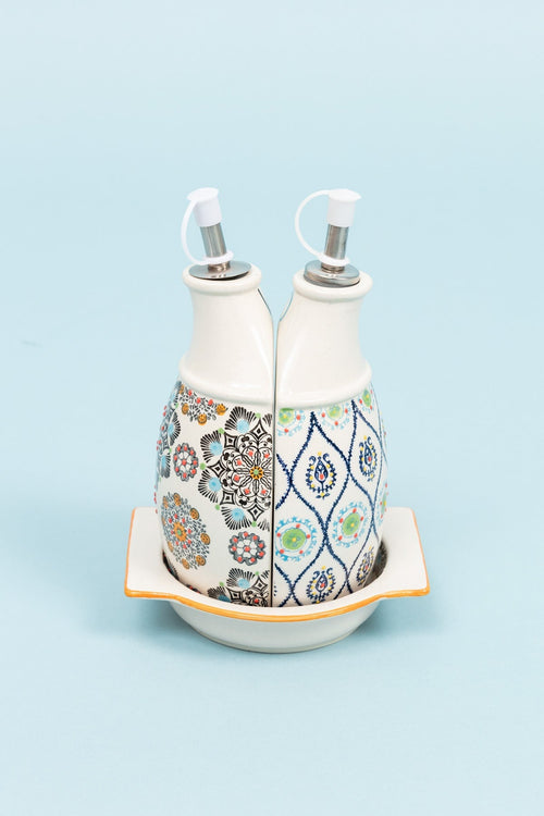 Eclectic Oil & Vinegar Serve Set
