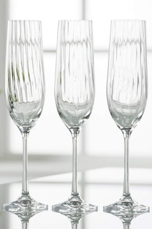 Carraig Donn Erne Glass Flute Set of 4