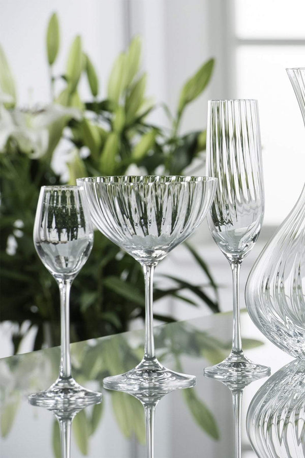 Carraig Donn Erne Glass Flute Set of 4