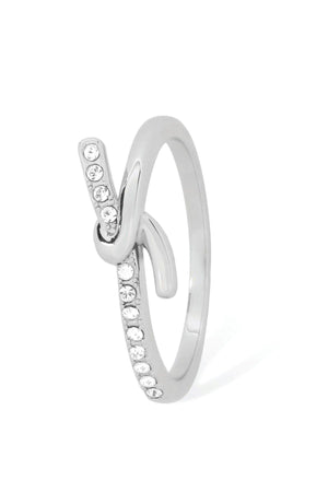 Eternal Knot Ring in Silver - Size 8