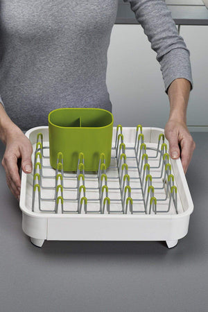 Extendable Dish Rack in White