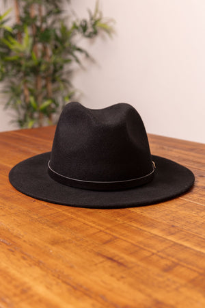 Carraig Donn Fedora Hat in Black