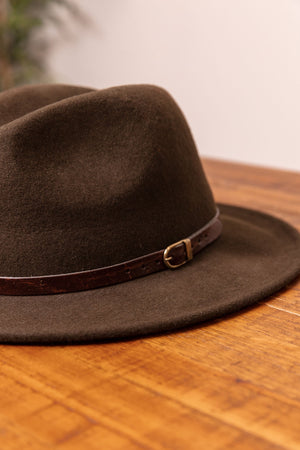 Carraig Donn Fedora Hat in Khaki