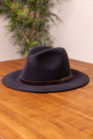 Carraig Donn Fedora Hat in Navy