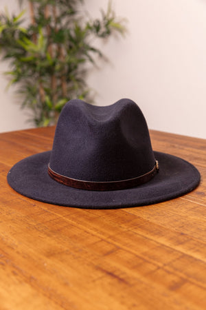 Carraig Donn Fedora Hat in Navy