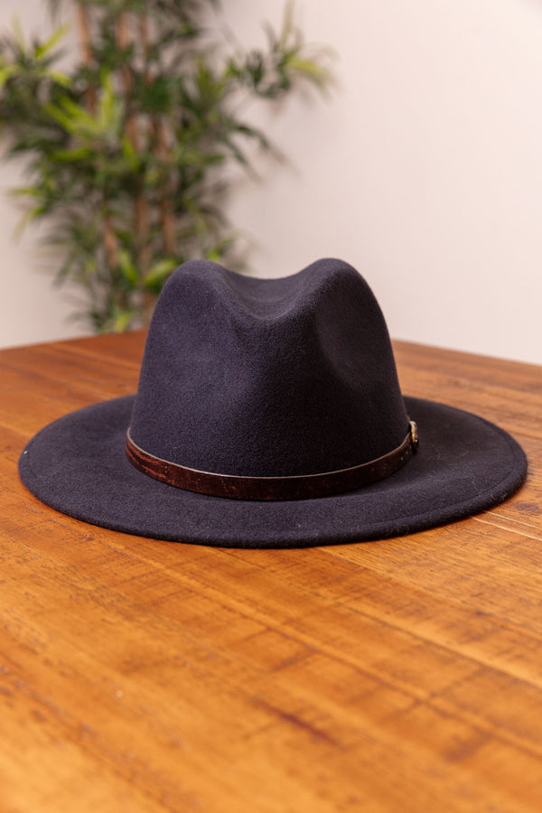 Carraig Donn Fedora Hat in Navy