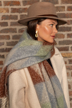 Carraig Donn Fedora Hat in Taupe