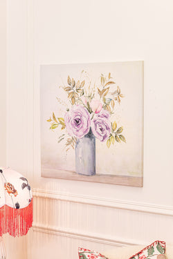 Carraig Donn Floral Posy Jar Canvas Wall Art