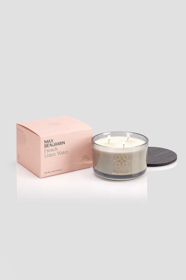 Carraig Donn French Linen 3 Wick Luxury Candle