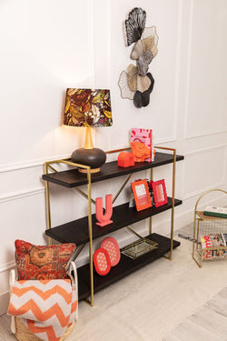 Carraig Donn Gold And Black Console Table
