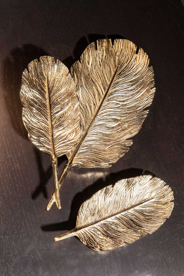 Carraig Donn Gold Feather Platter