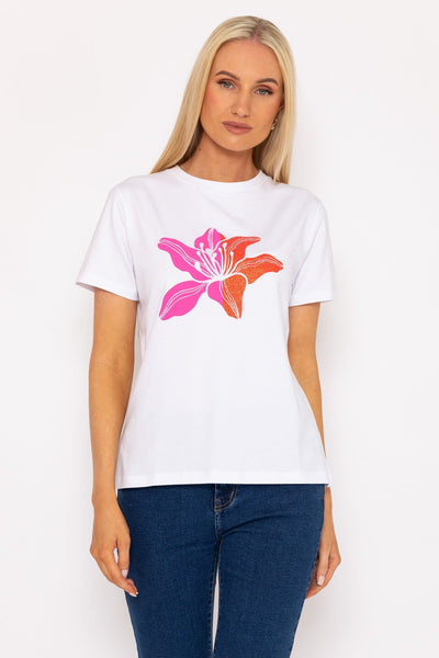 Carraig Donn Graphic Floral Cotton T-Shirt