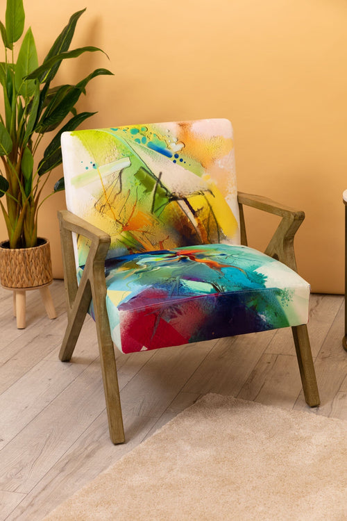 Carraig Donn Graphic Upholstered Accent Chair