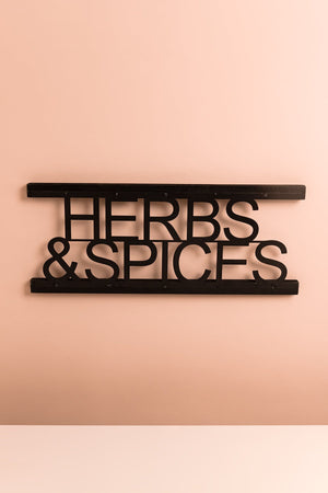 Herbs And Spices Wall Plaque