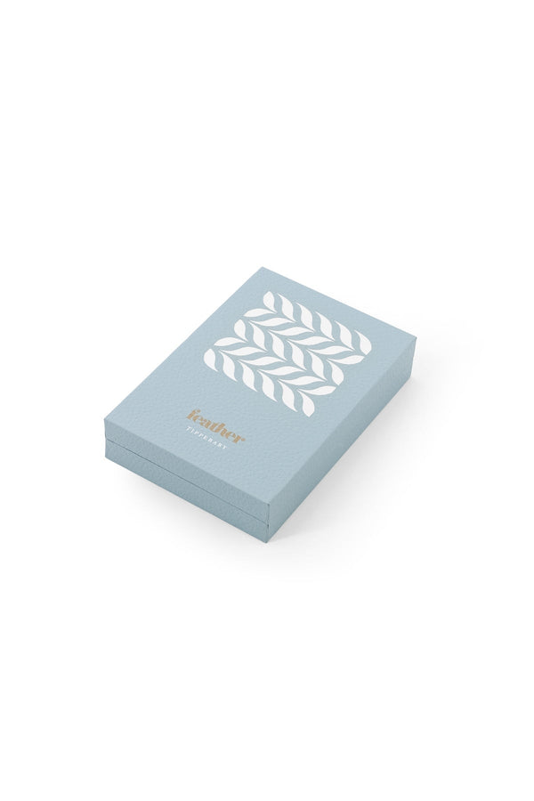 Carraig Donn Hoop Earrings With Feathers in Silver