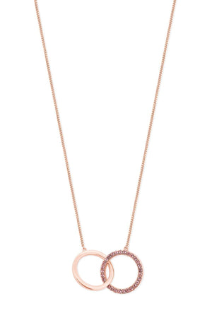 Carraig Donn Infinity Rings Pendant in Rose Gold