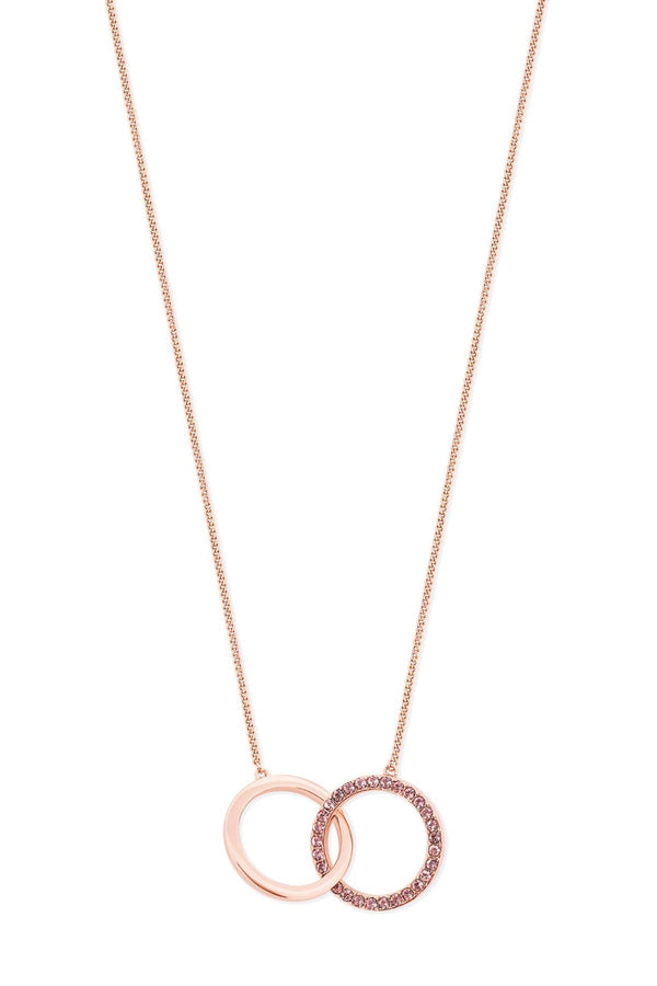 Carraig Donn Infinity Rings Pendant in Rose Gold