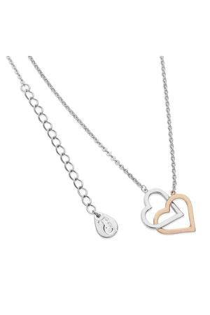 Carraig Donn Interlinked Two Tone Heart