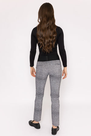 Carraig Donn Jacquard Pant in Animal Print