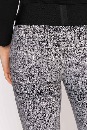 Carraig Donn Jacquard Pant in Animal Print