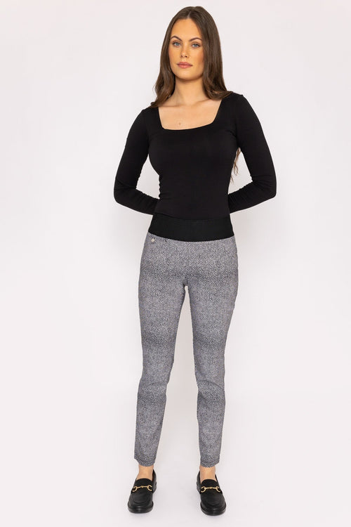 Jacquard Pant in Animal Print