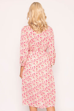 Carraig Donn Jennifer Dress in Pink Print