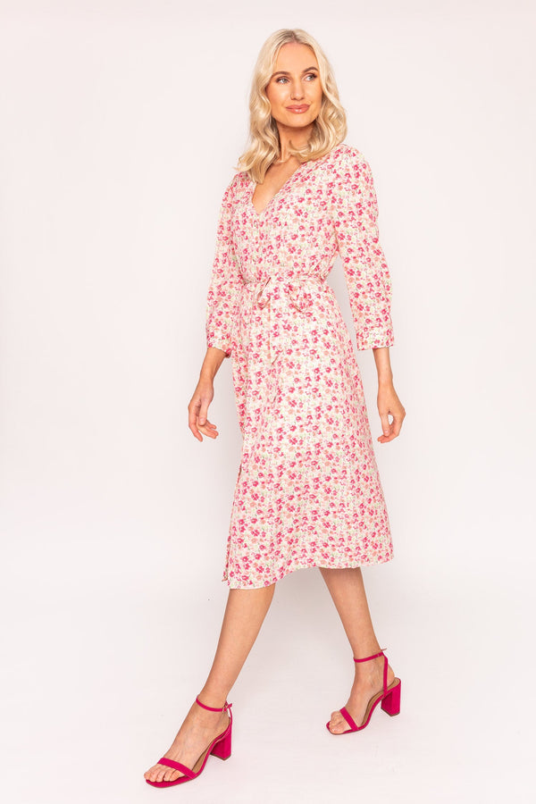 Carraig Donn Jennifer Dress in Pink Print
