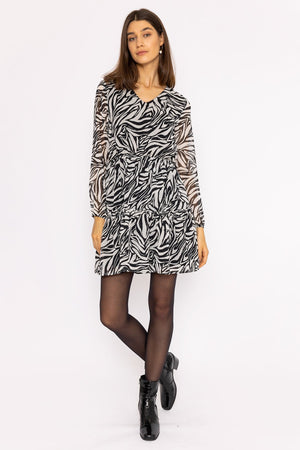 Carraig Donn Jessie Dress in Zebra Print