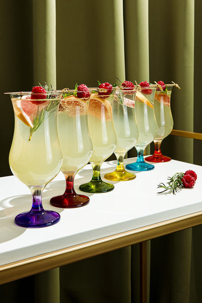 Carraig Donn Jewel Coloured Cocktail Glasses