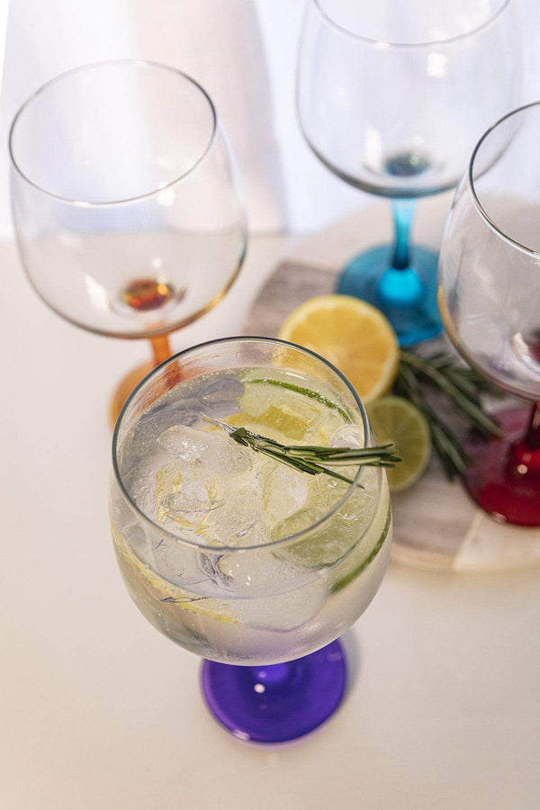 Glass Gin Glasses Killarney Crystal Carraig Donn