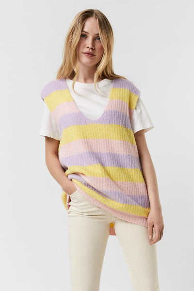 Carraig Donn Julie Vest in Colour-Block Design