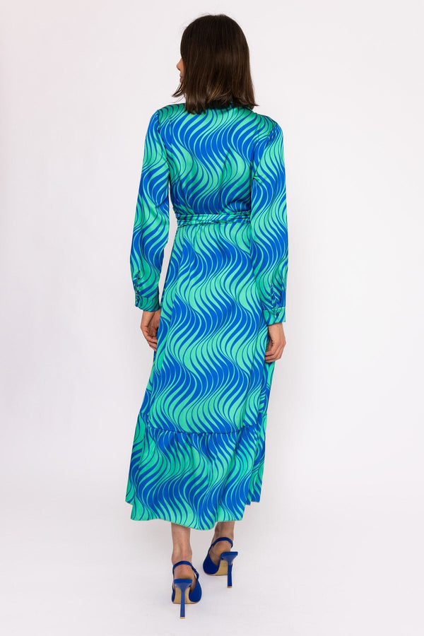 Carraig Donn Katherine Green Printed Midi Dress