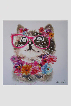 Carraig Donn Kitten Canvas Art Wall Decor 60 x 60