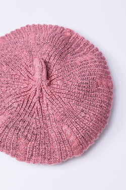 Carraig Donn Knitted Beret in Pink