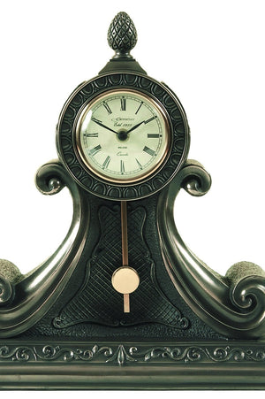 Large Bronze Mantel Clock