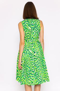 Carraig Donn Leana Dress in Green Print