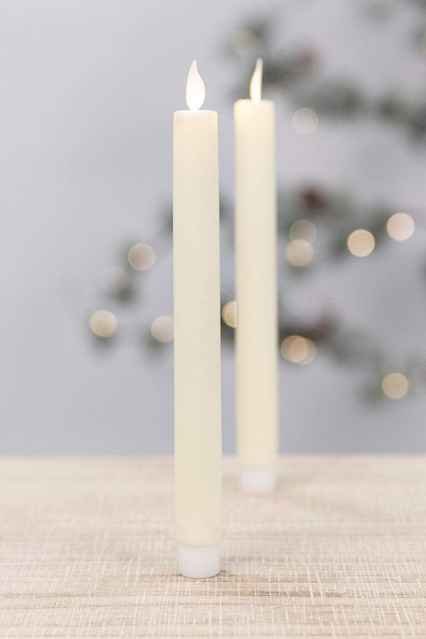 Carraig Donn LED Christmas Dinner Candle Set of 2
