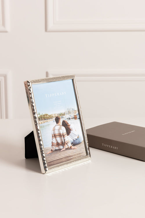 Memories Silver Embossed Photo Frame 4" x 6"