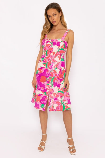 Carraig Donn Multi Print Charlotte Knee Length Dress
