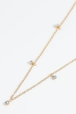 Carraig Donn Multi Stone Necklace in Gold