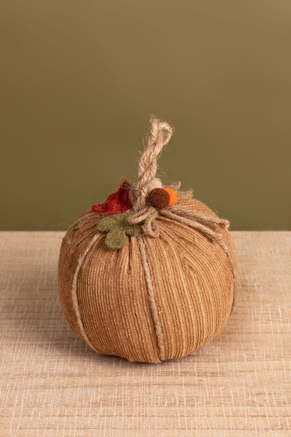 Carraig Donn Natural Cord Fabric Pumpkin